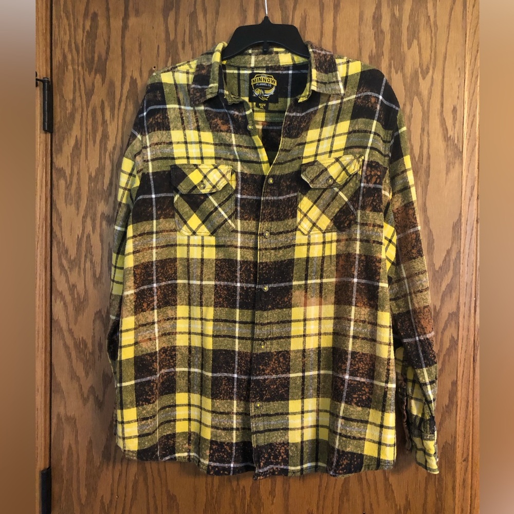 Smokey Bear Jeep Art Flannel Shirt